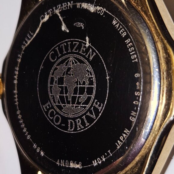 Vintage Citizen Eco-Drive Gold-Tone Men's Watch | Champagne Dial | Classic Style - Picture 14 of 16